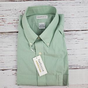 Van Heusen Button Down Dress Shirt NWT